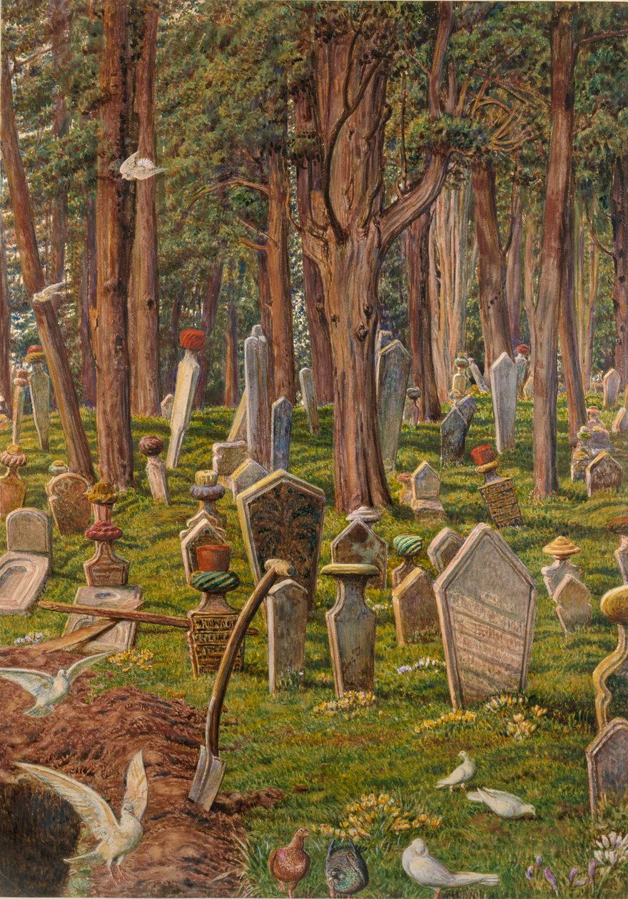 De Slapende Stad: de Begraafplaats van Pera, Constantinopel, 1856-1888 door William Holman Hunt