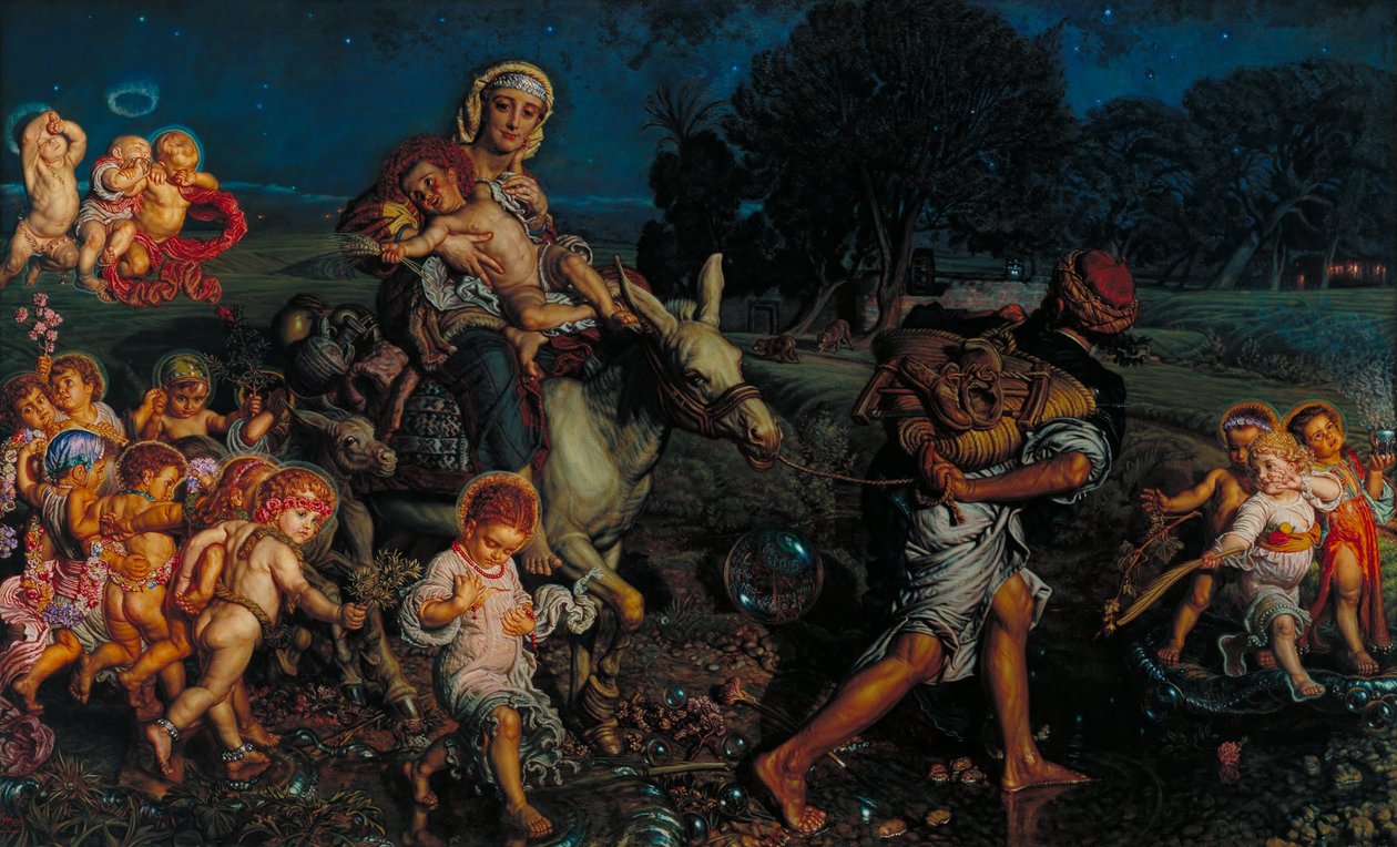 De triomf van de onschuldigen door William Holman Hunt