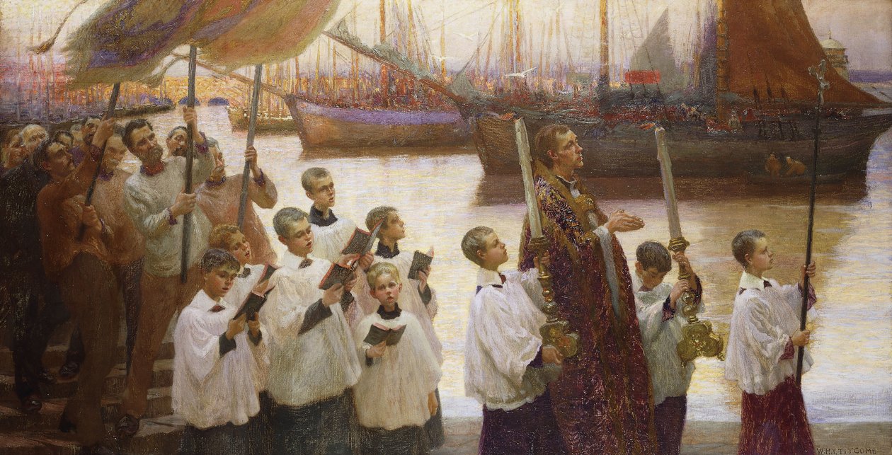 Rogation Day, Cornwall door William Holt Yates Titcomb