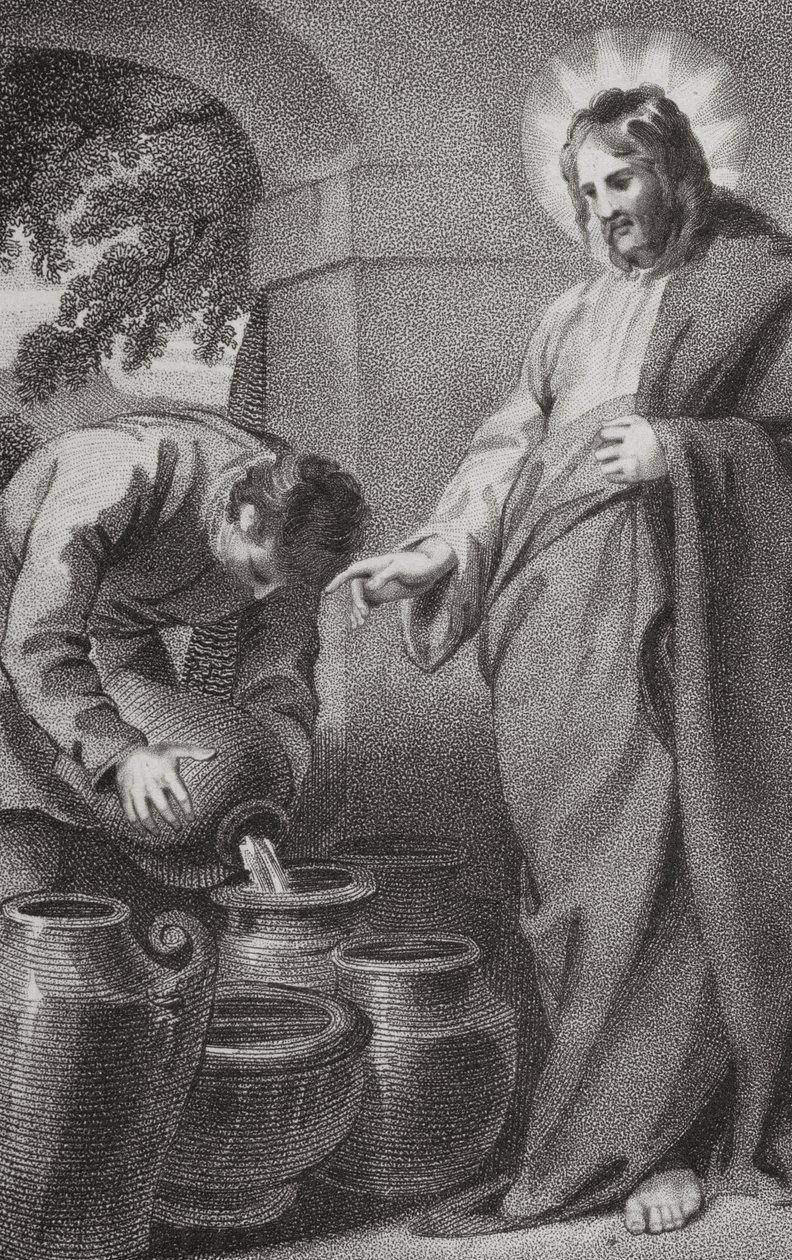 Christus verandert water in wijn, uit 