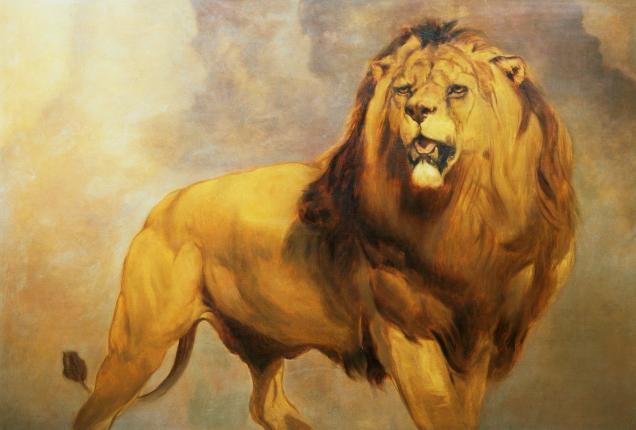 Leeuw door William Huggins