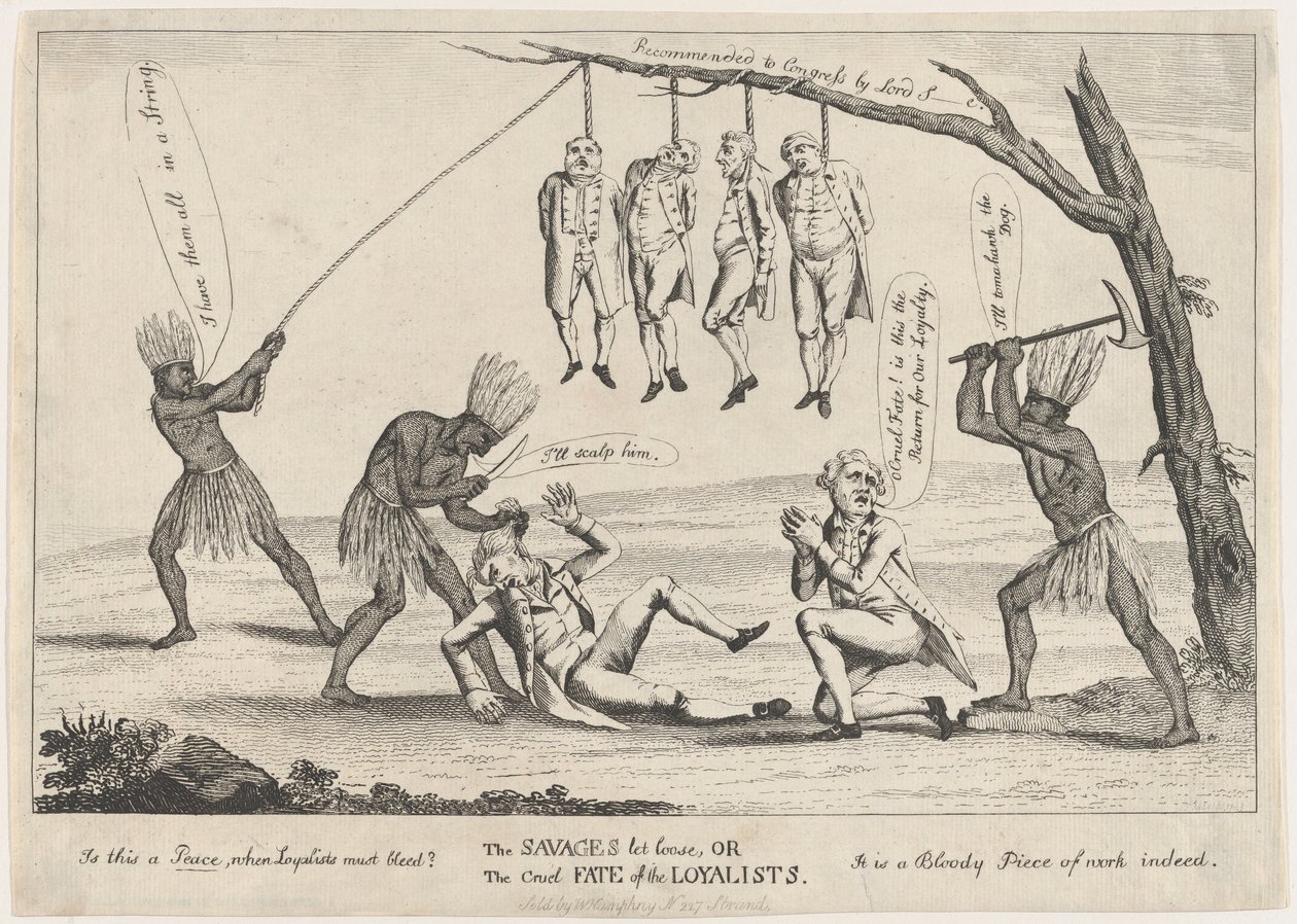 De losgelaten wilden, of het wrede lot van de loyalisten door William Humphrey