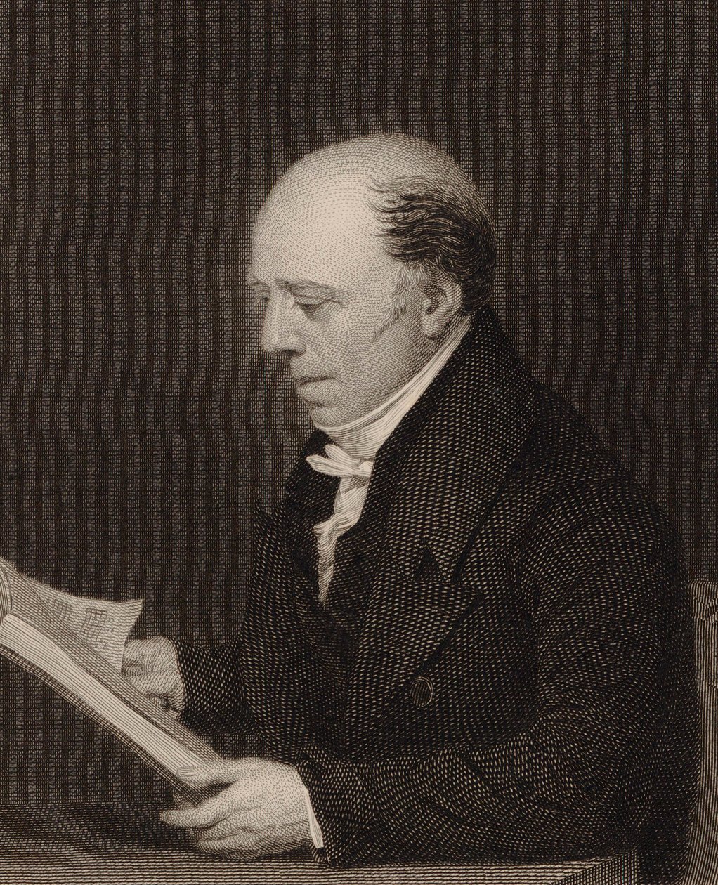 Portret van Vincent Novello 1781-1861, 1830 door William Humphrys