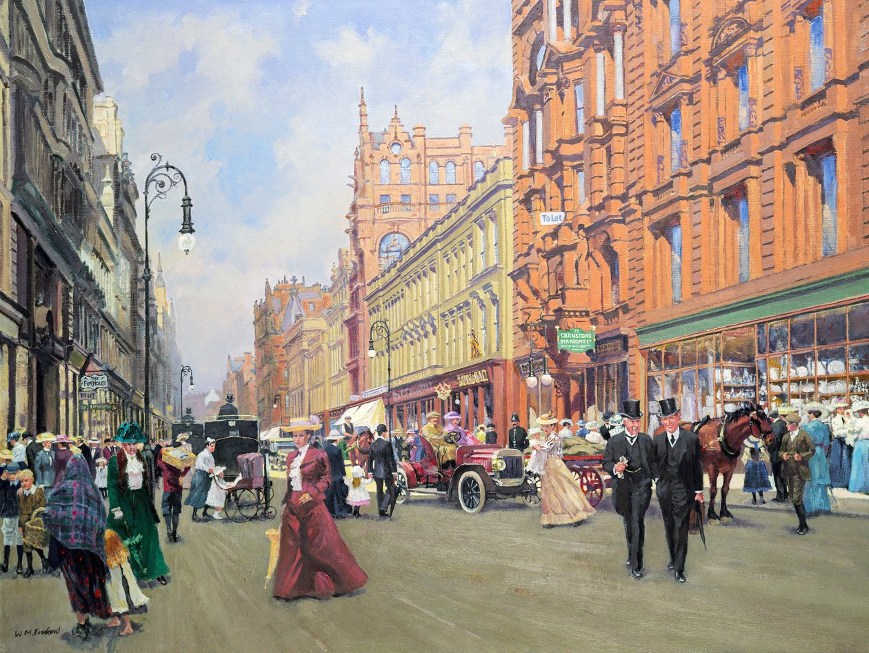 Buchananstraat in 1910 door William Ireland