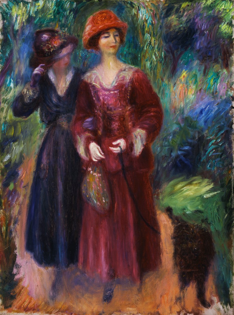 Een Wandeling in het Park door William James Glackens