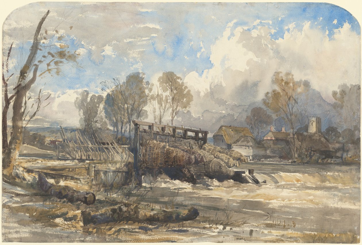 Eel Bucks in Goring door William James Muller