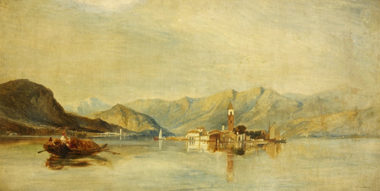 Lago Maggiore en Isola Bella door William James Muller
