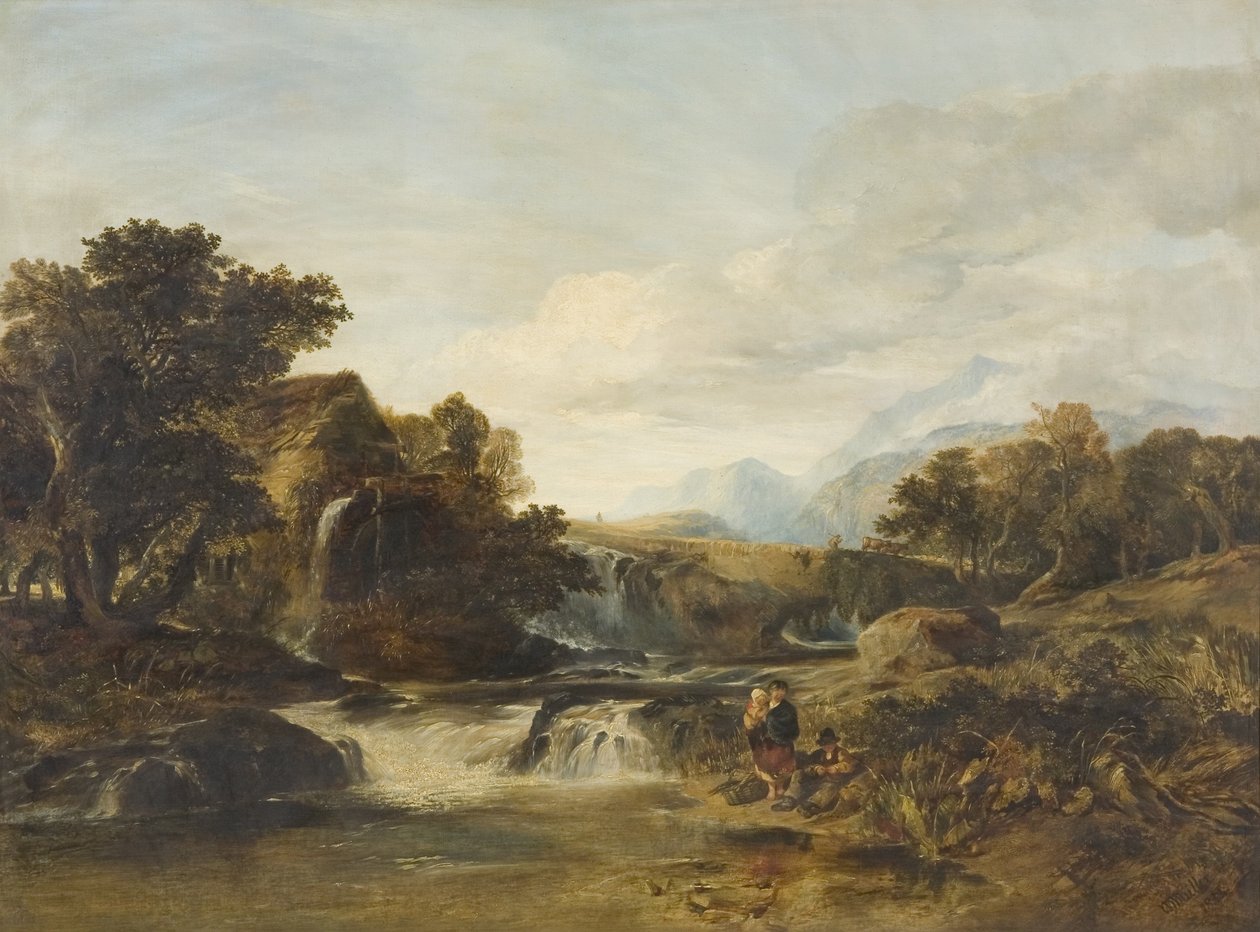 Pandy Mill, Noord-Wales door William James Muller