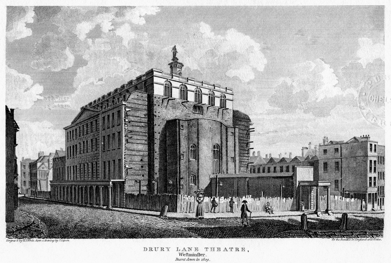 Drury Lane Theatre, Westminster, Londen door William Johnstone White
