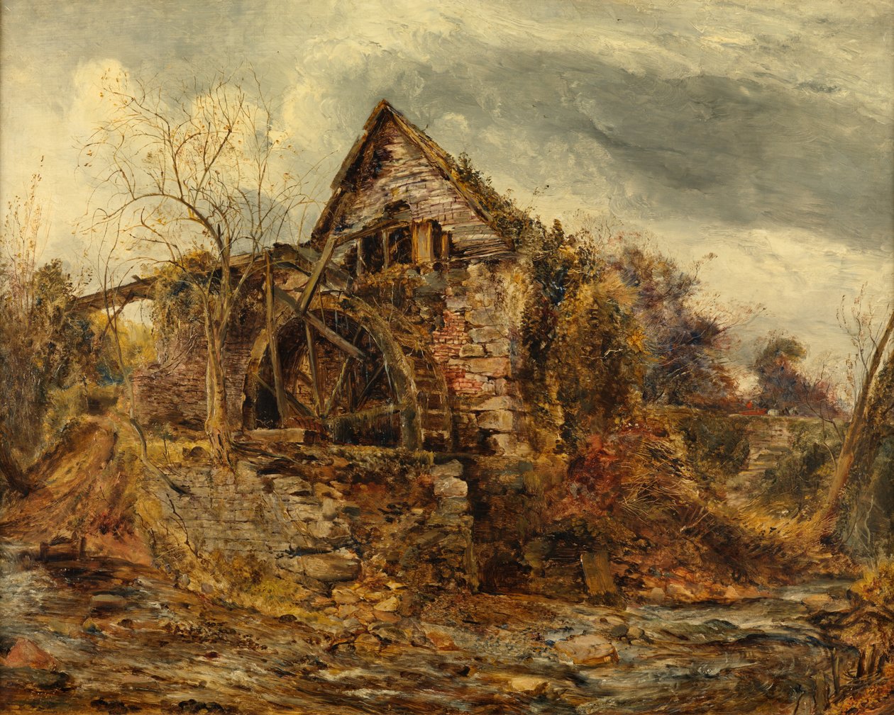 De oude molen door William Joseph J.C. Bond