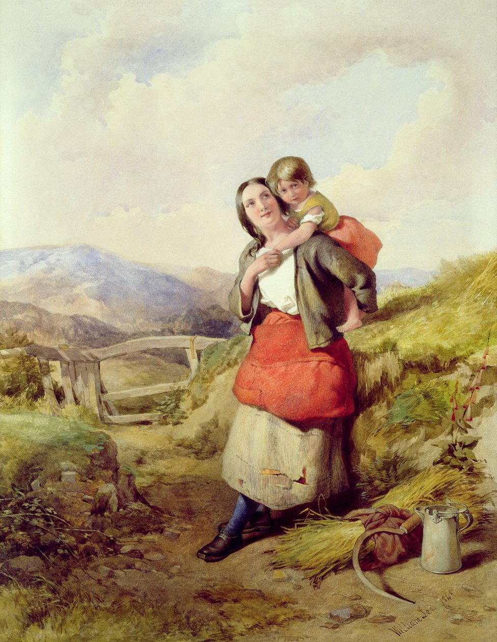 Naar huis, 1848 door William Lee