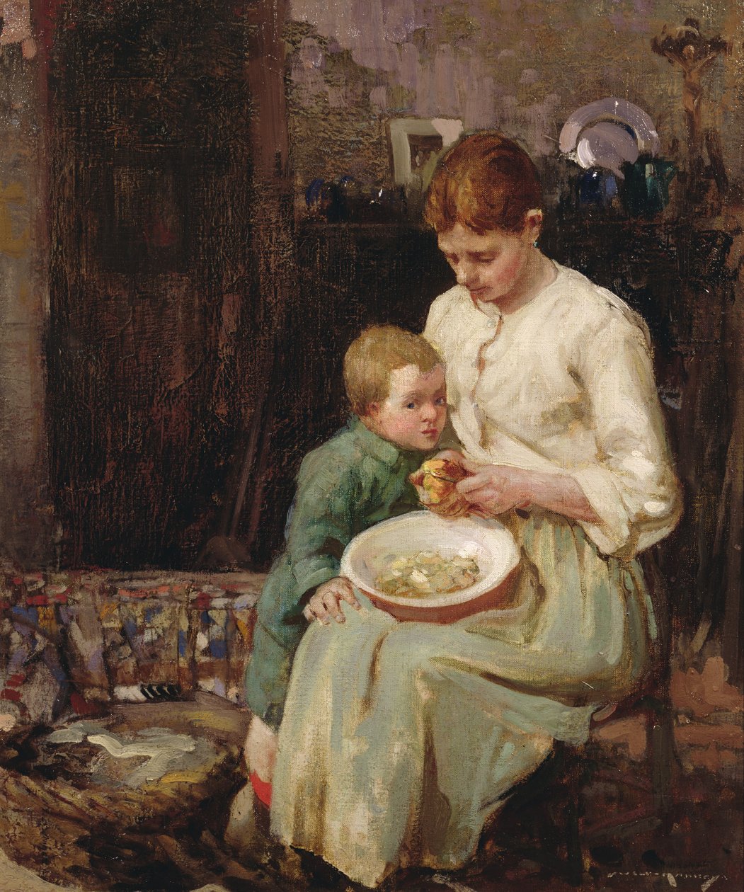 De Maaltijd Voorbereiden door William Lee Hankey