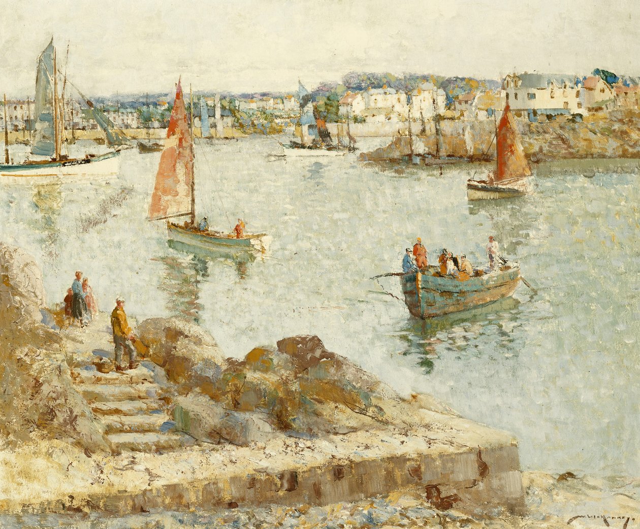 De Veerboot, Concarneau door William Lee Hankey