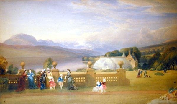 De Tuin van Mr. Muir aan de Gareloch door William Leighton Leitch