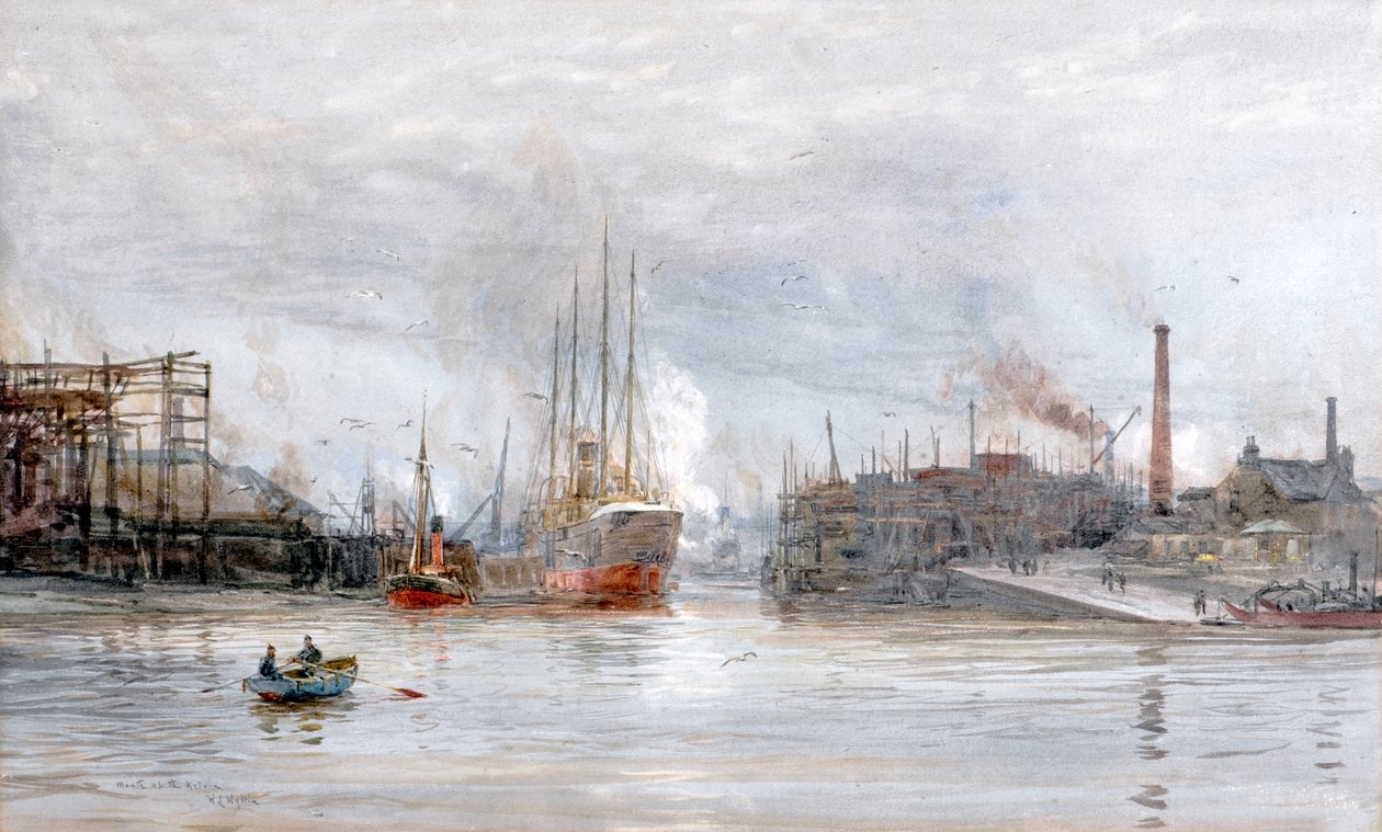 Monding van de Kelvin door William Lionel Wyllie