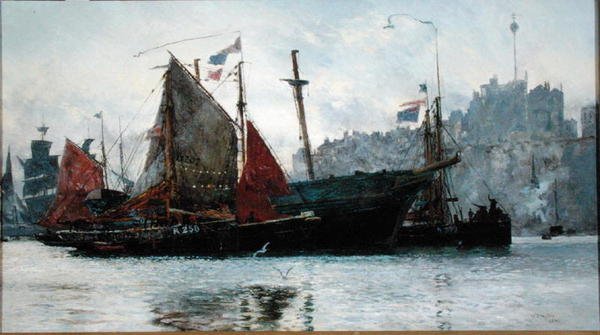 Haven van Ramsgate door William Lionel Wyllie