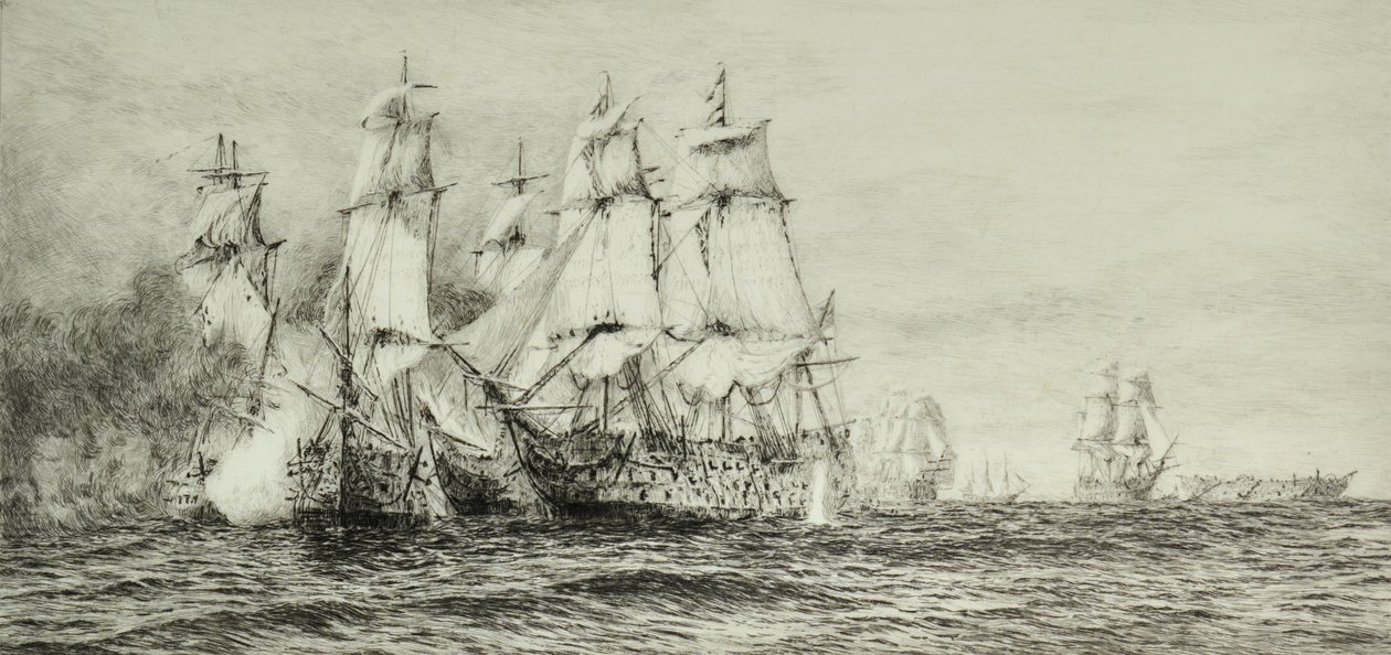 Zeegezicht door William Lionel Wyllie