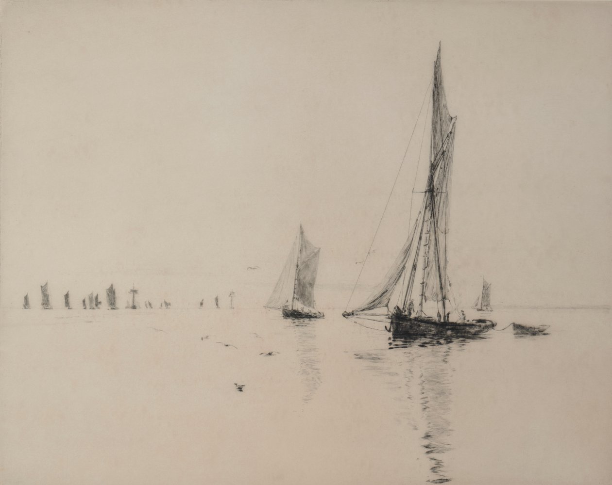 Garnalenvissers door William Lionel Wyllie
