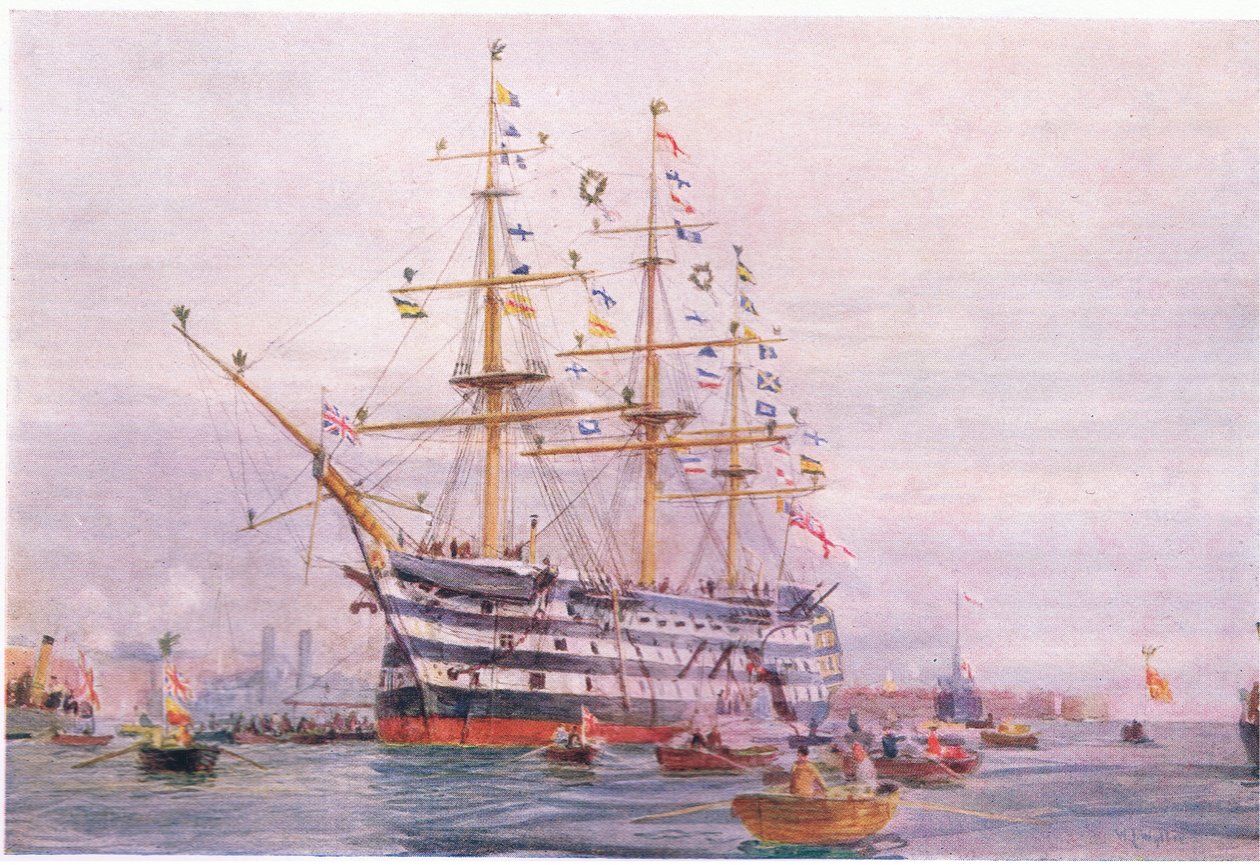 Trafalgar Jubileum door William Lionel Wyllie