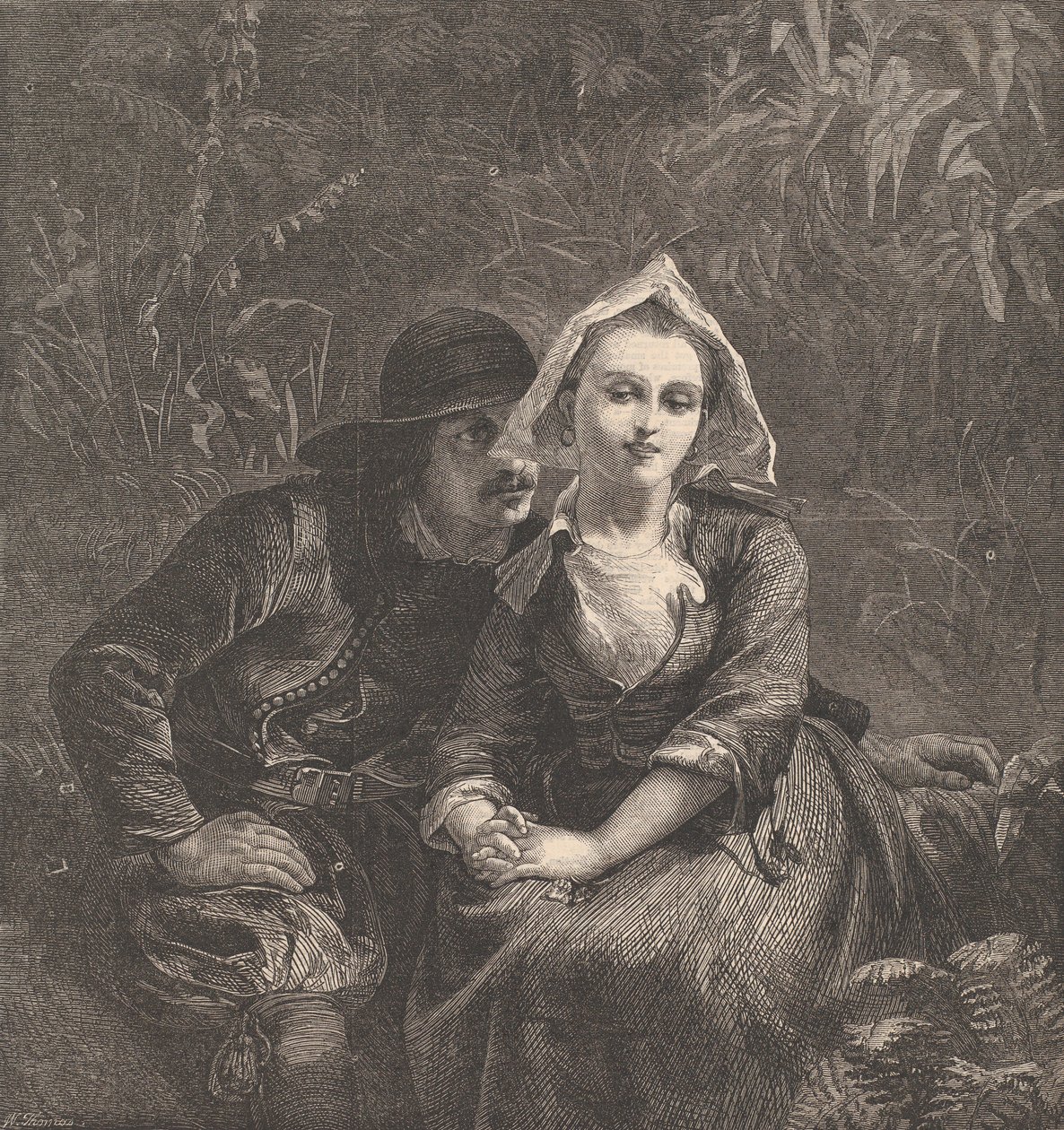 De Verklaring, uit Illustrated London News, 29 augustus 1868 door William Luson Thomas