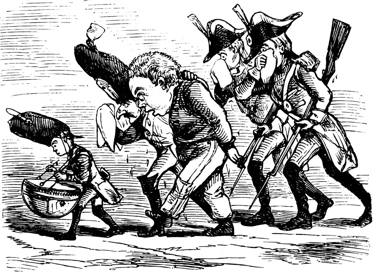 Illustratie uit het boek The Rose and The Ring, door William Thackeray, 1855 door William Makepeace Thackeray