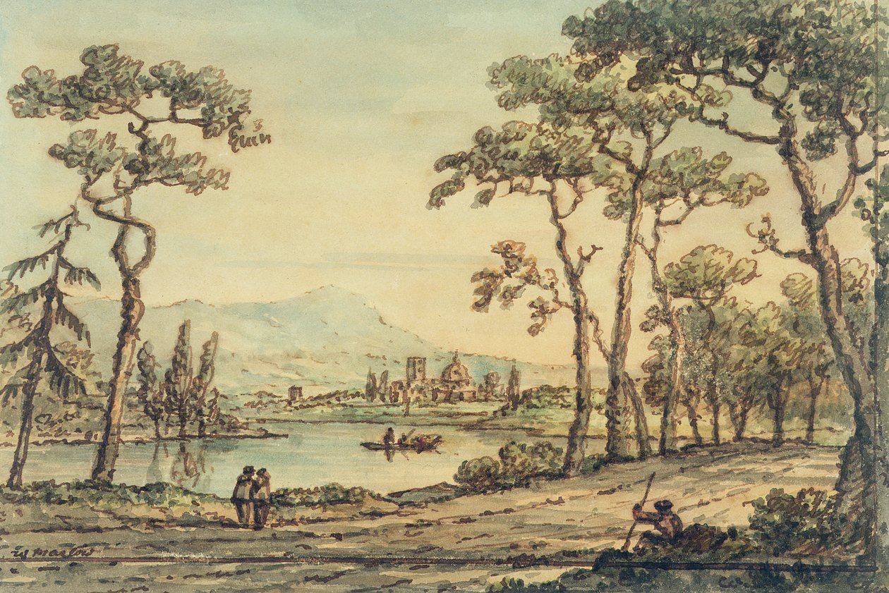Een Uitzicht op Florence door William Marlow
