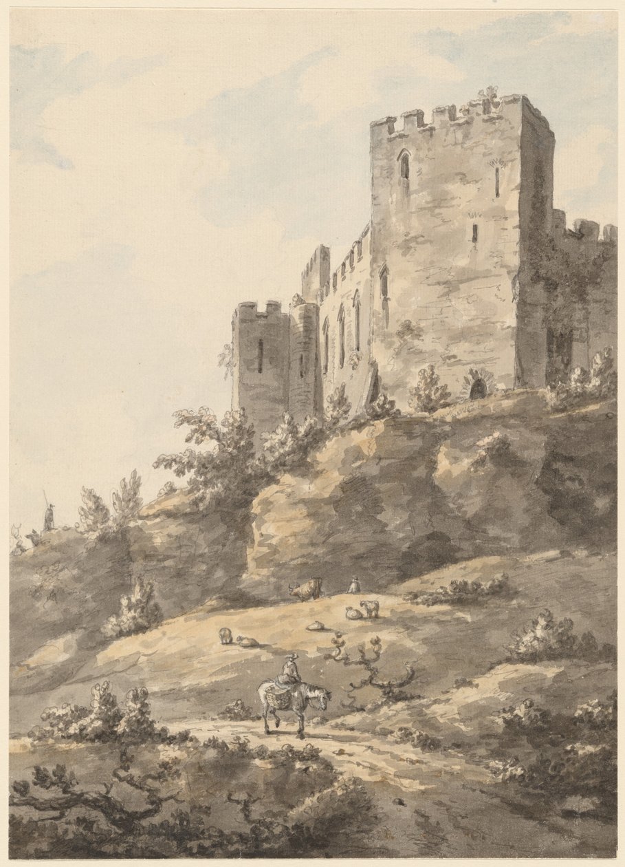 Kasteel Ludlow, Shropshire door William Marlow