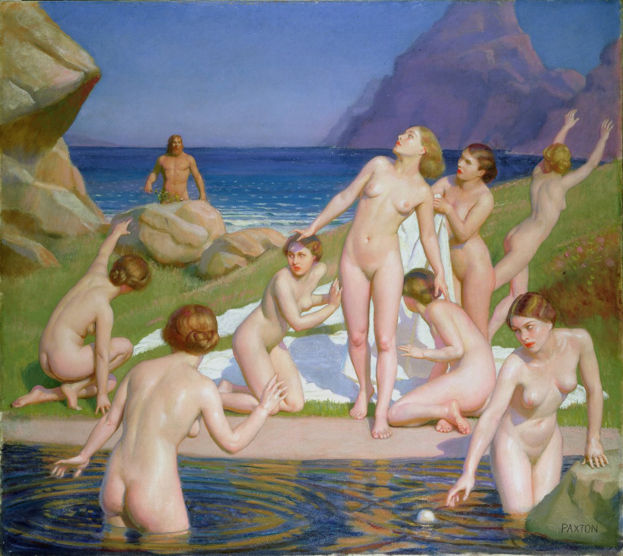 Nausicaa door William McGregor Paxton
