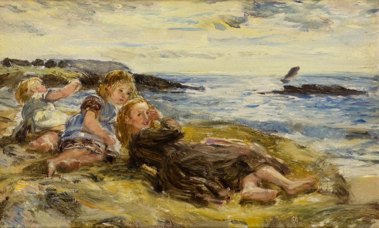 Kinderen aan de Kust, Machrihanish door William McTaggart