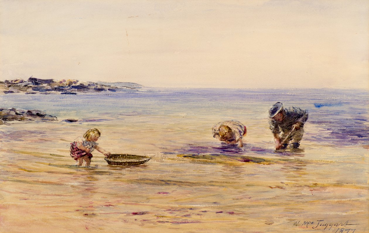 Garnalenvissers door William McTaggart