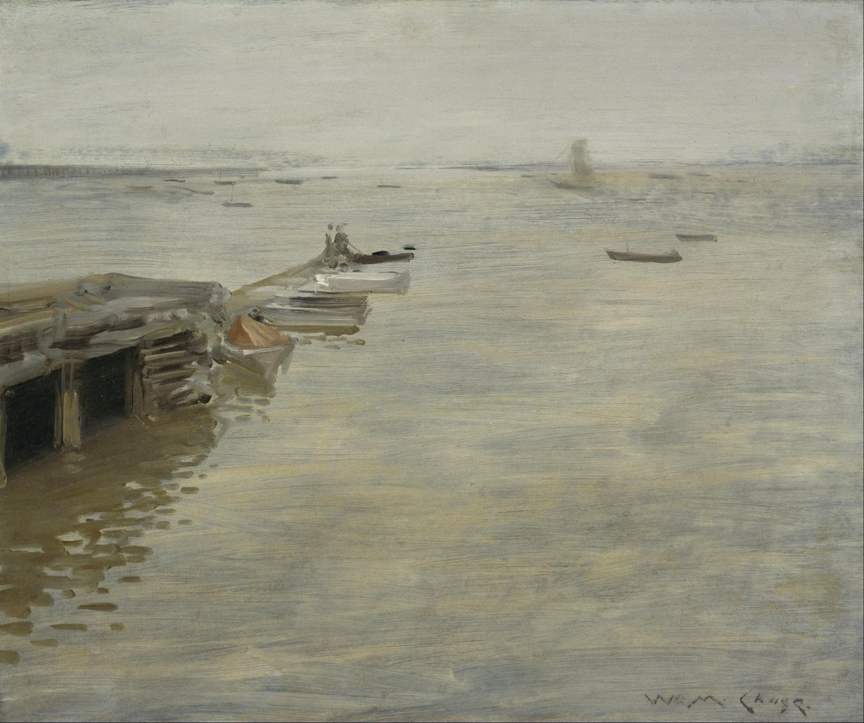 Een grijze dag door William Merritt Chase