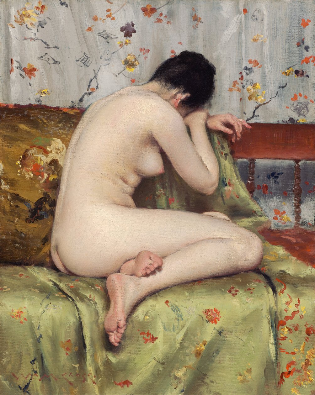 Een Moderne Magdalena door William Merritt Chase