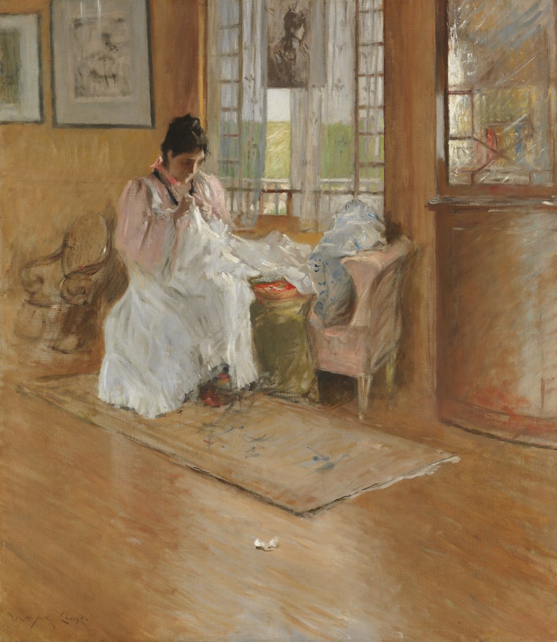Voor de Kleine door William Merritt Chase