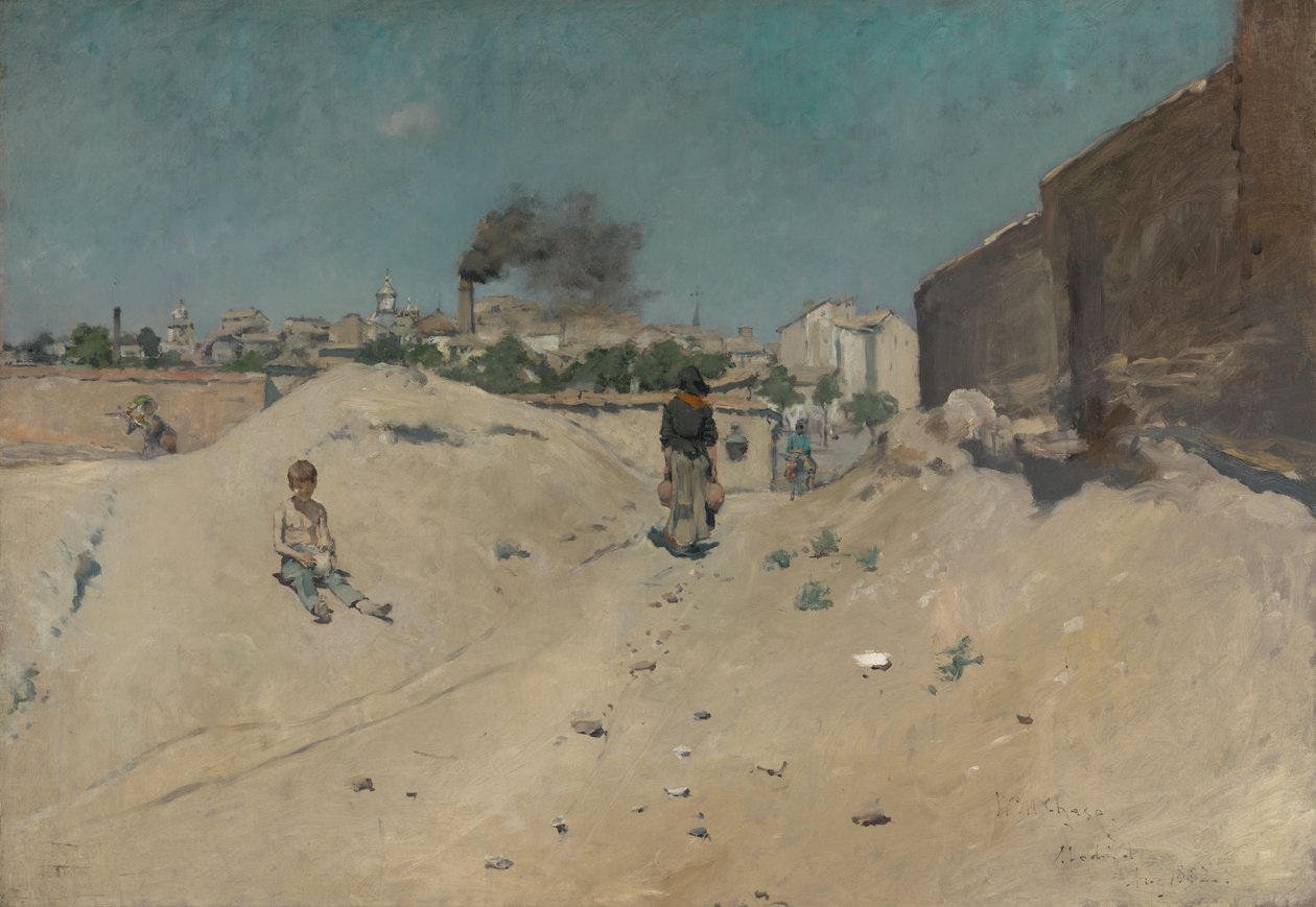 De buitenwijken van Madrid door William Merritt Chase