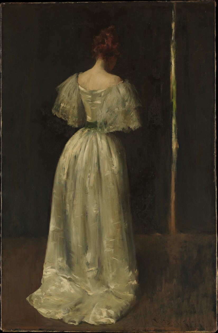 Dame uit de zeventiende eeuw door William Merritt Chase