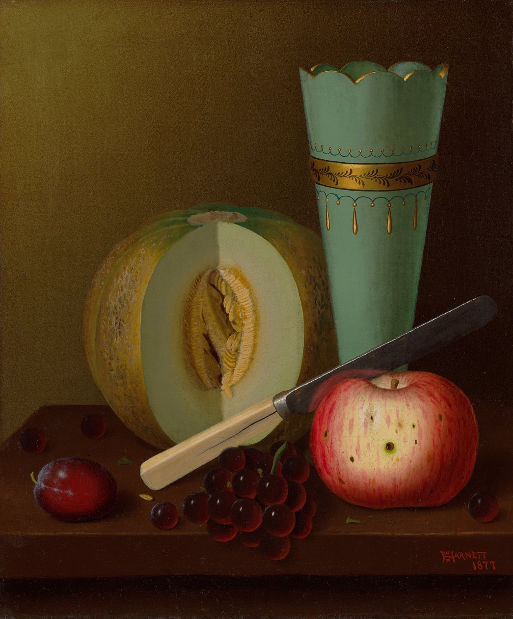 Fruit Pieces door William Michael Harnett