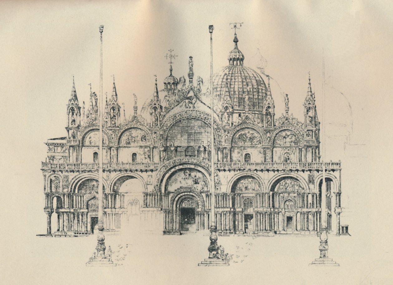 Façade van St. Marks door William Monk