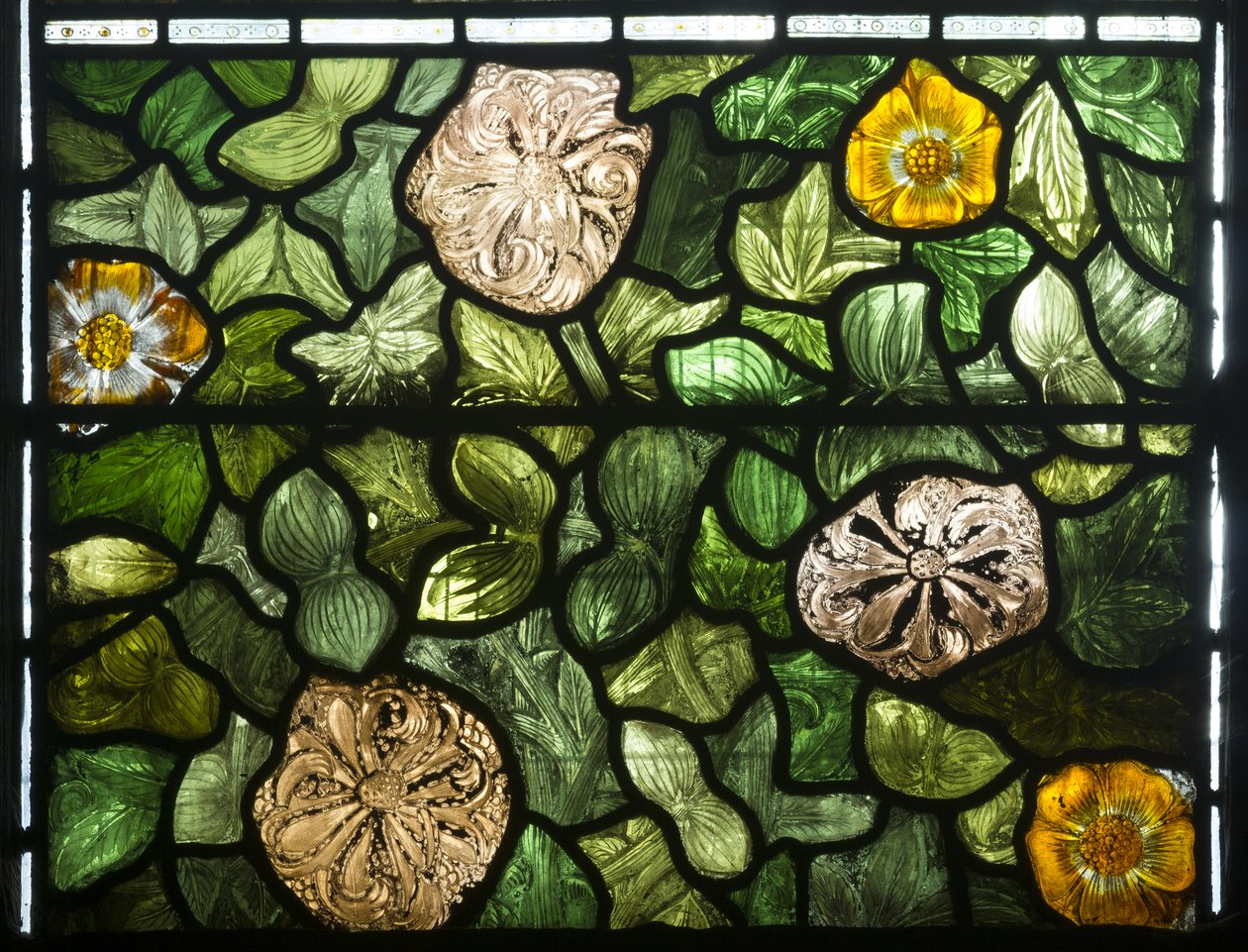 Bladerendetail door William Morris