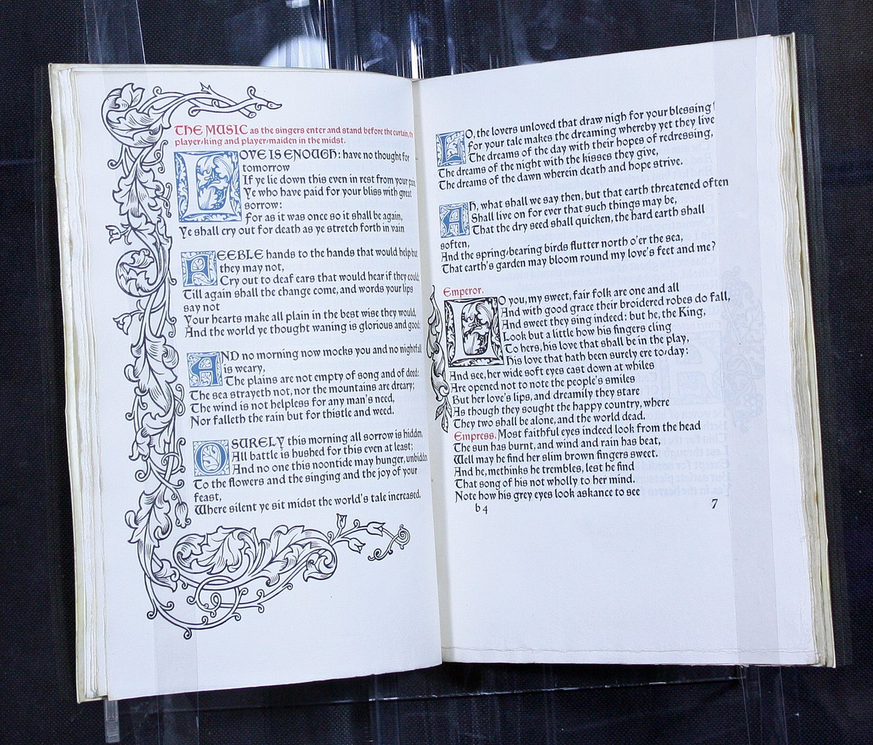 Liefde is genoeg, uitgegeven door de Kelmscott Press door William Morris