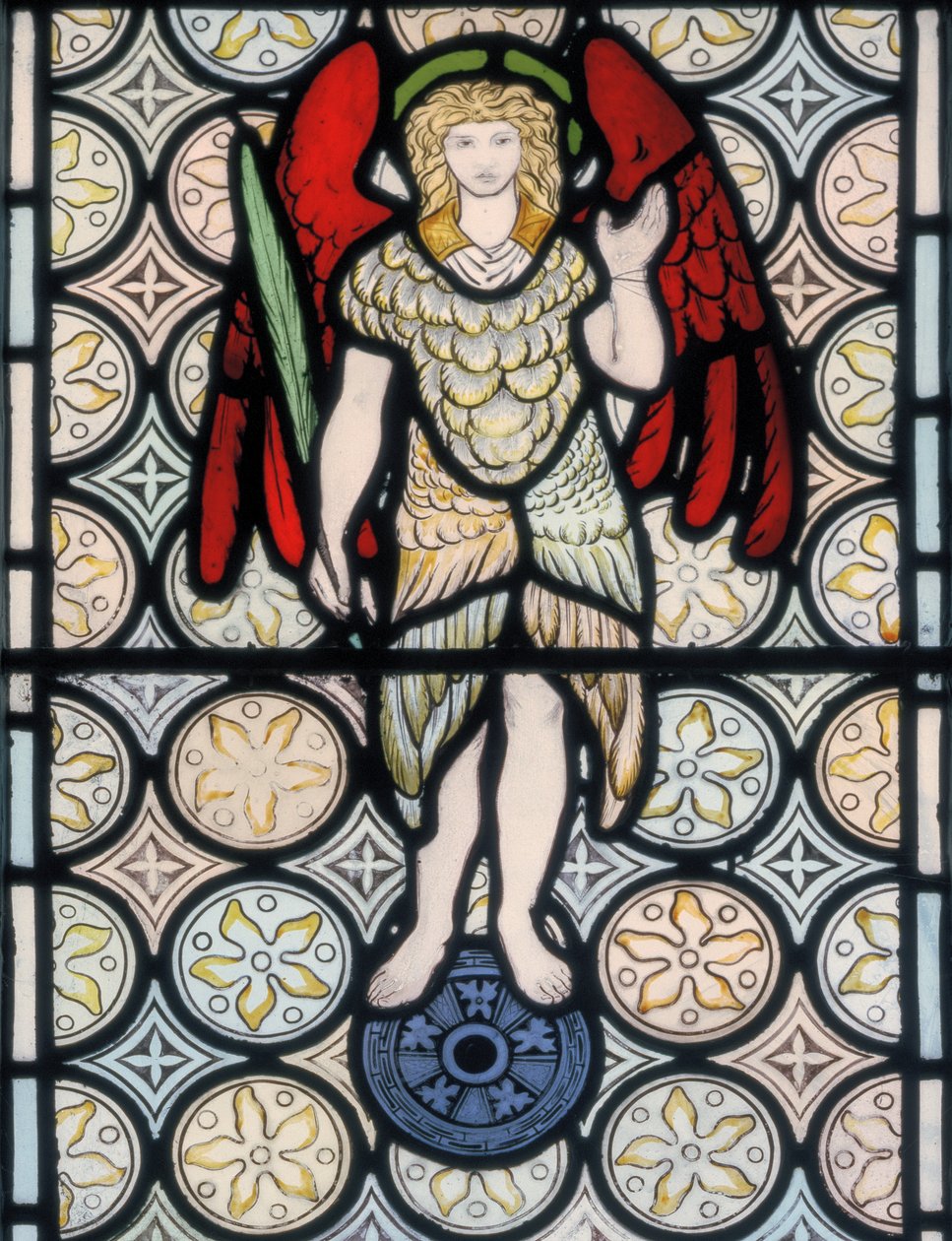 Seraf of engel, ontworpen 1865 door William Morris