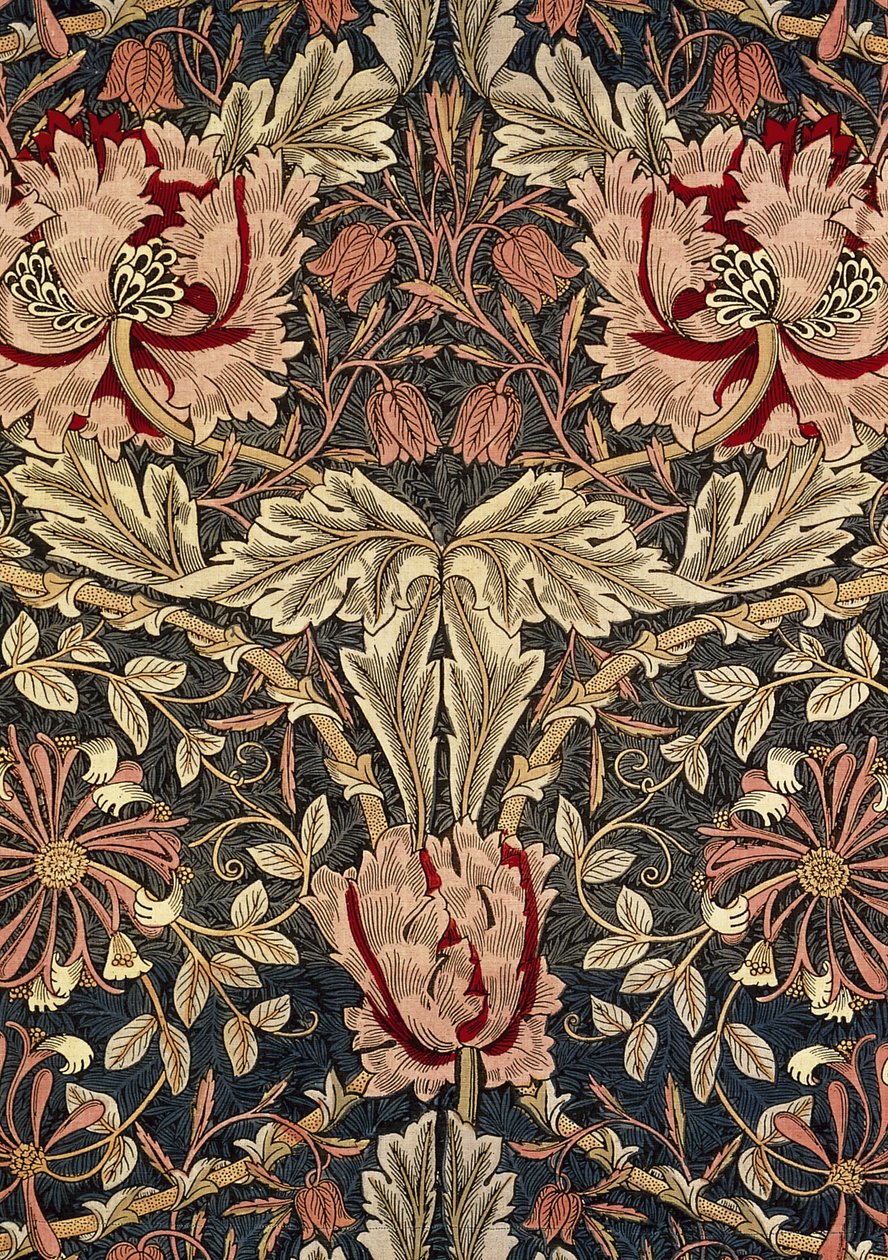 Decoratieve stof, 1876-1890 door William Morris Tapestry Works