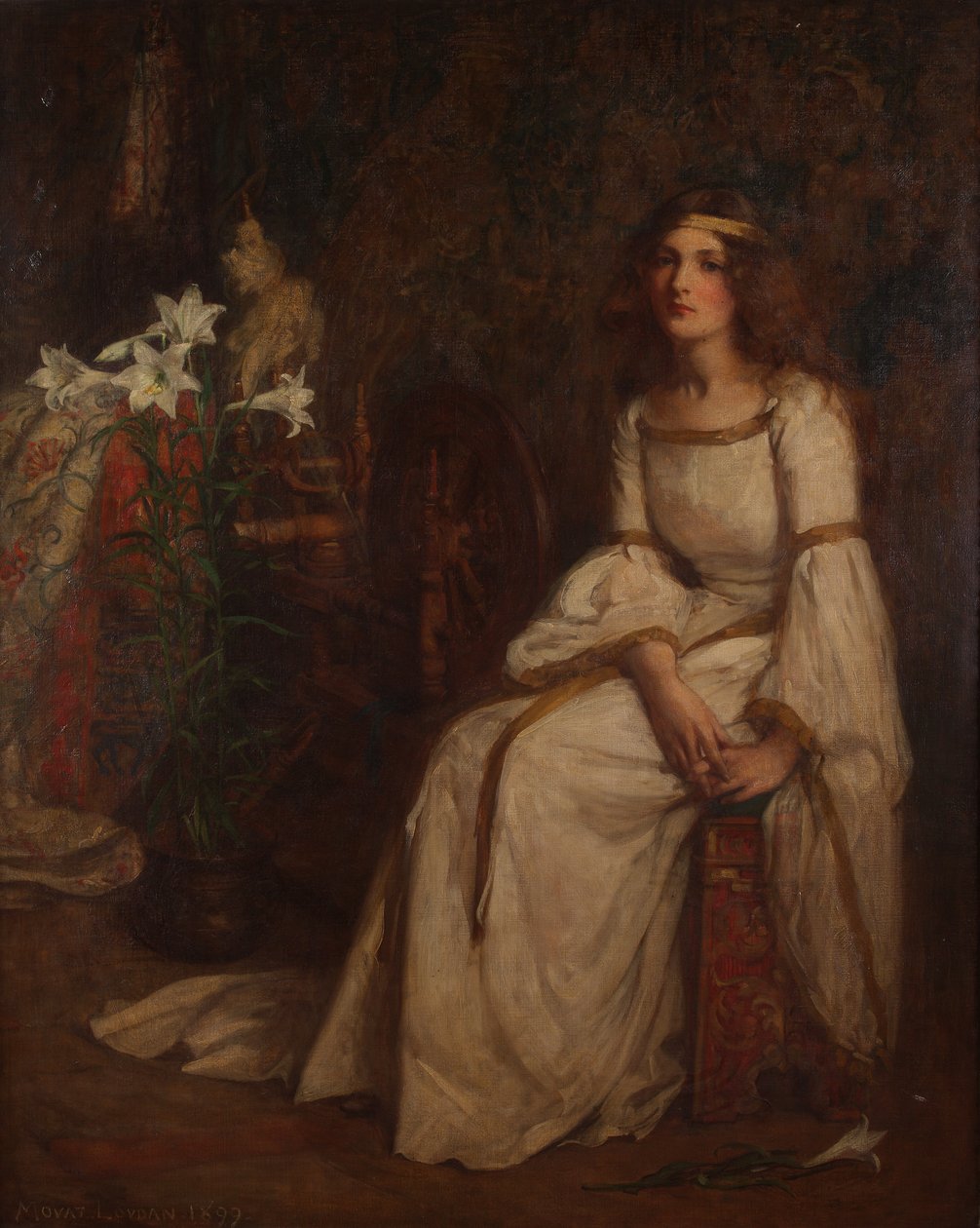 Elaine, 1899 door William Mouat Loudan