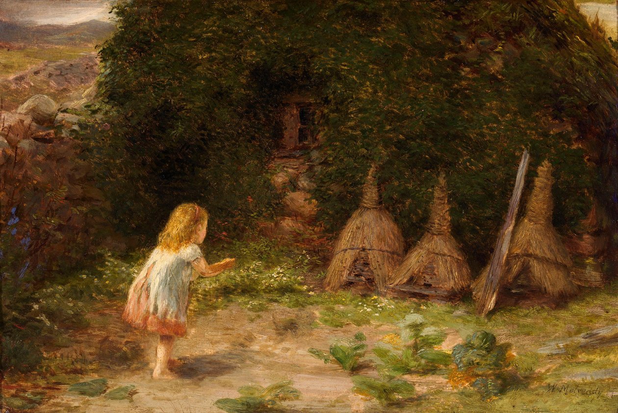 De bijen vangen door William Mulready