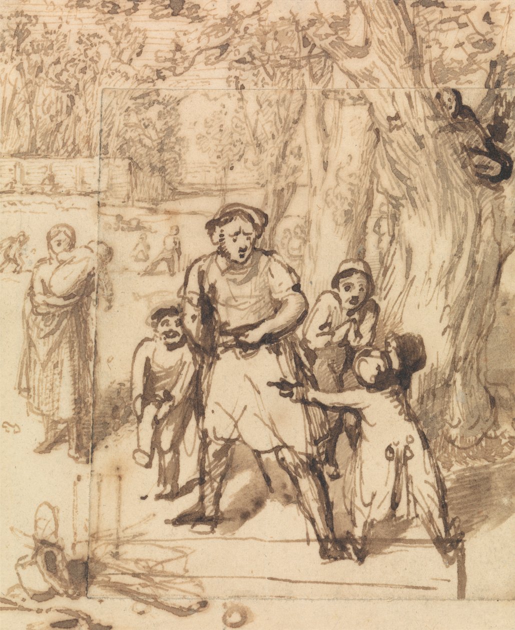 Het gevecht onderbroken door William Mulready
