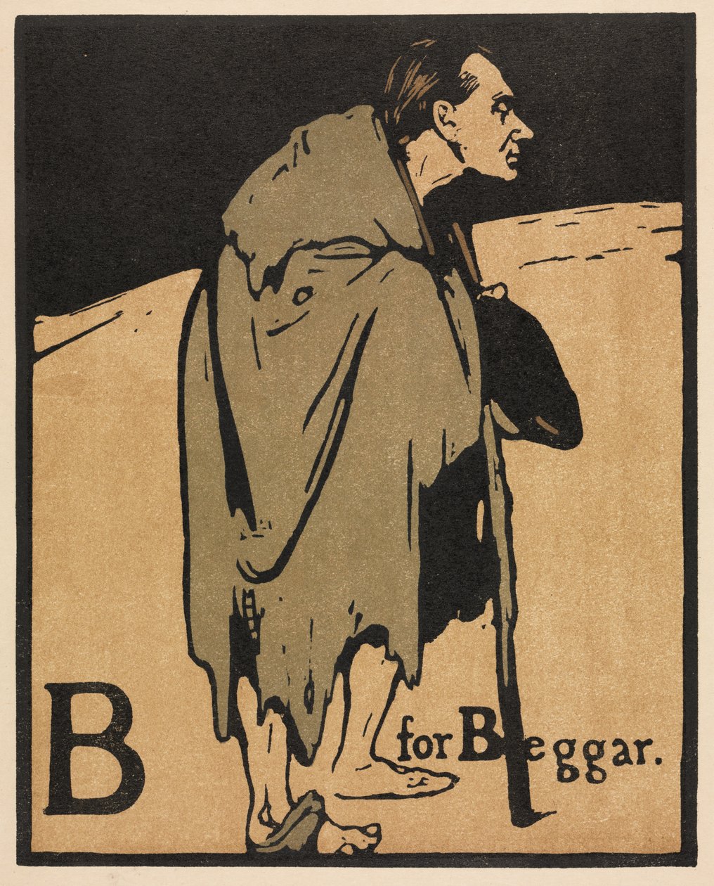 Een alfabet: B is voor bedelaar door William Nicholson