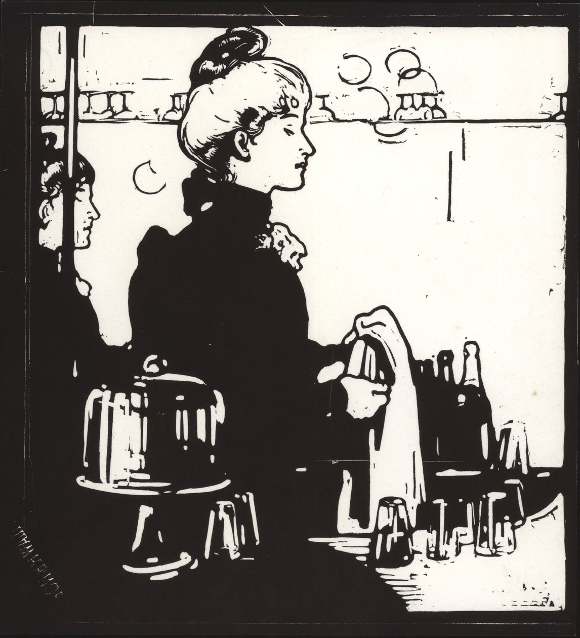Barmeid (Elke Bar) door William Nicholson
