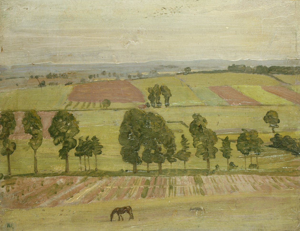Glastonbury Vlakte door William Nicholson