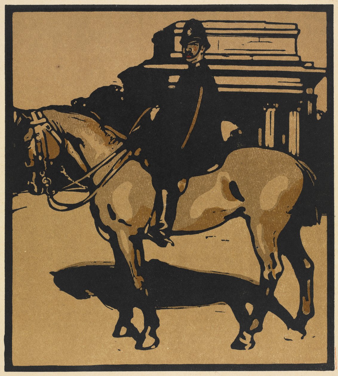Londense Typen: Politieagent (Constitution Hill) door William Nicholson