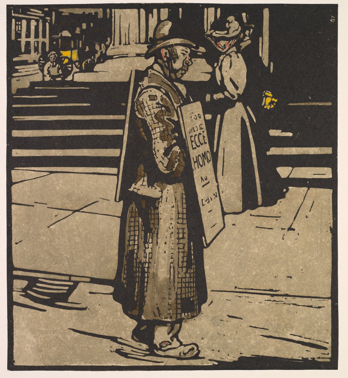Londense Types: Sandwich-Man door William Nicholson