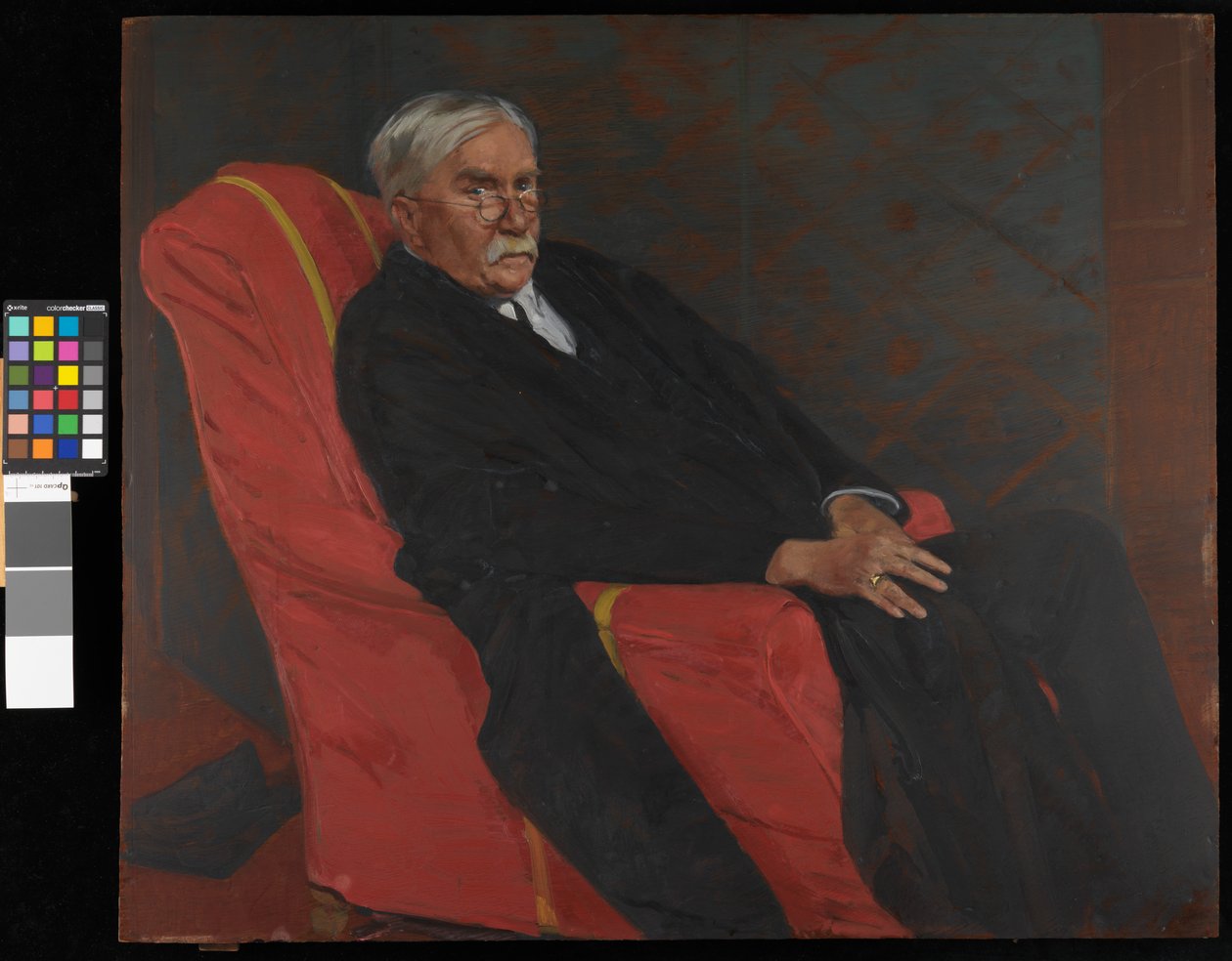 Portret van Dr. A.C. Benson door William Nicholson